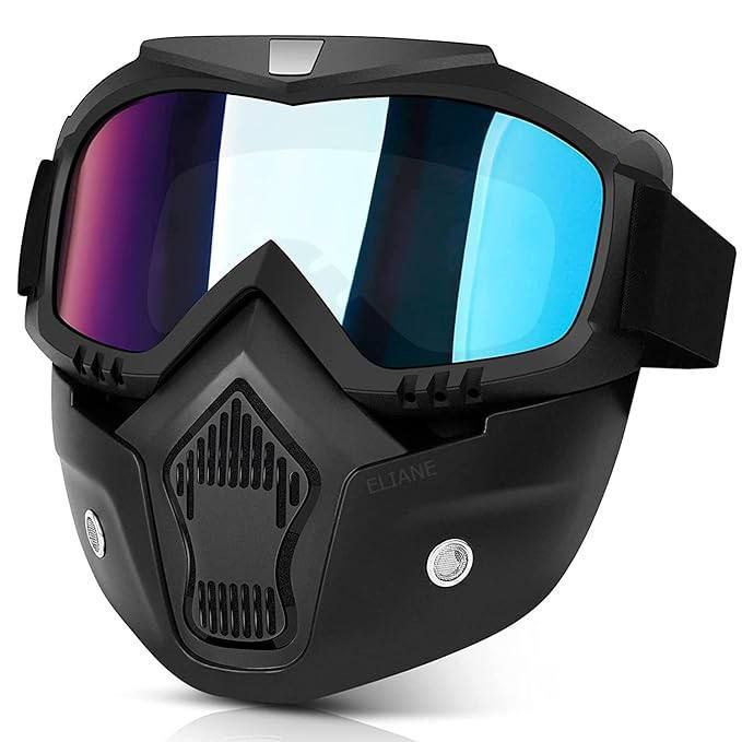 BIKE GOGGLE MASK RAINBOW